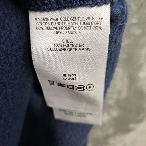 Columbia Men’s 2XL Fleece Zip Vest Navy Blue - Picture 7 of 10